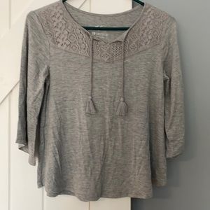 ☀️2 for $10☀️ Justice 3/4 flare sleeve top